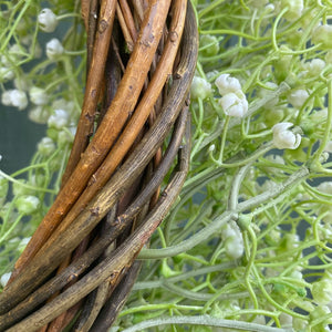 White Wildflower Wreath
