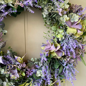 Hydrangea & Lavender Wreath