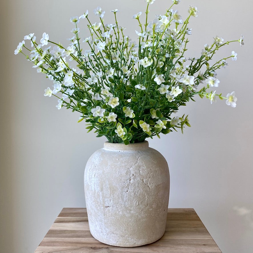 White Blossom Bush