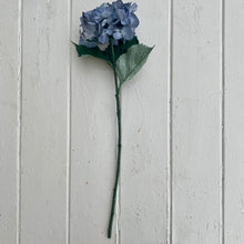 Load image into Gallery viewer, Eco Blue Hydrangea Stem - 60cm - Field &amp; Rose
