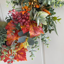 Load image into Gallery viewer, Autumn Greenery Wreath
