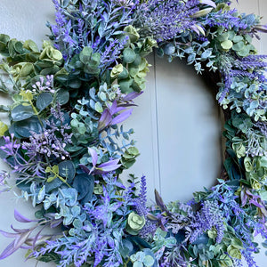 Greenery & Lavender Wreath - Large - Field & Rose