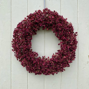 Ruby Gypsophila Wreath - Large