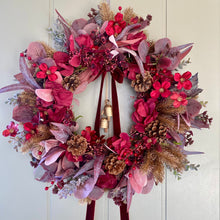 Load image into Gallery viewer, Burgundy Bells Wreath - Field &amp; Rose
