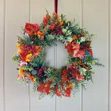 Load image into Gallery viewer, Autumn Greenery Wreath
