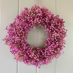 Fuchsia Wildflower Wreath