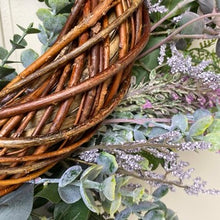 Load image into Gallery viewer, Blue Hydrangea Wreath - Field &amp; Rose
