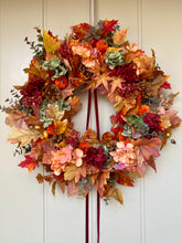 Load image into Gallery viewer, Autumn Pumpkin Patch Wreath - Field &amp; Rose
