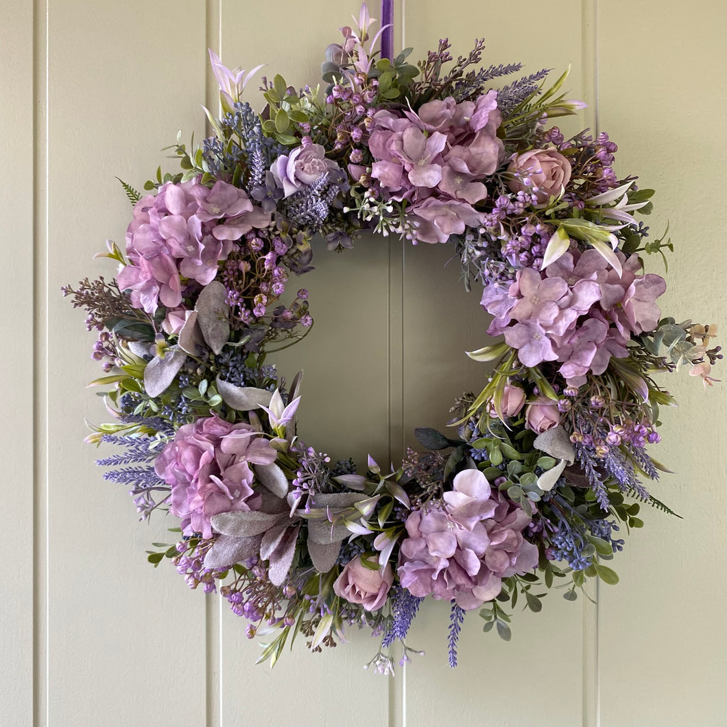 Secret Garden Wreath - Purple