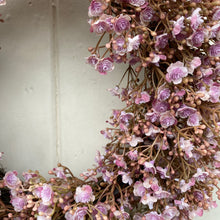Load image into Gallery viewer, Mini Pink Gypsophila Wreath - Field &amp; Rose
