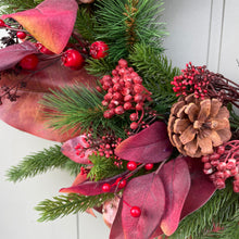 Load image into Gallery viewer, Christmas Magnolia Wreath
