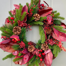 Load image into Gallery viewer, Christmas Magnolia Wreath
