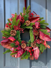 Load image into Gallery viewer, Christmas Magnolia Wreath
