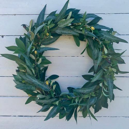 Olive & Eucalyptus Wreath - Large - Field & Rose