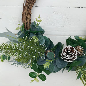 Eucalyptus & Pine Wreath - Medium - Field & Rose
