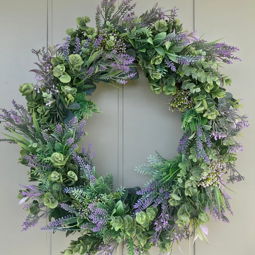 Lavender & Eucalyptus Wreath - Large - Field & Rose