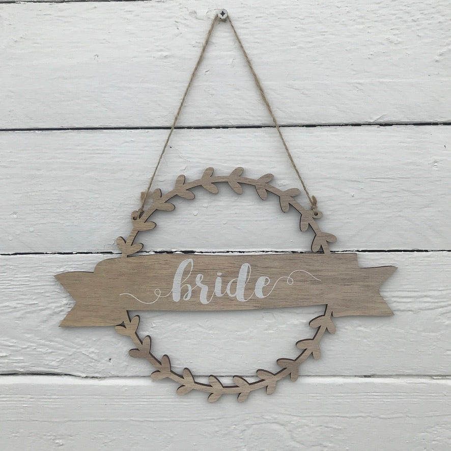 Bride & Groom Chair Signs - Field & Rose