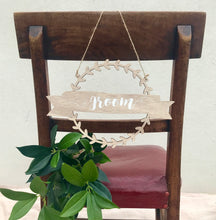 Load image into Gallery viewer, Bride &amp; Groom Chair Signs - Field &amp; Rose
