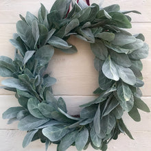 Load image into Gallery viewer, lambs ear wreath
